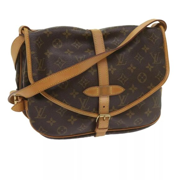 LOUIS VUITTON Monogram Saumur 30 Shoulder Bag - Picture 1 of 15